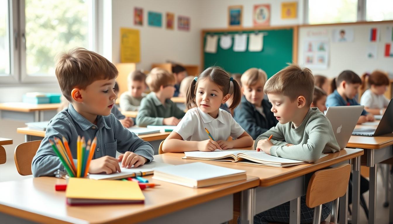 Students and educational resources in a modern learning environment